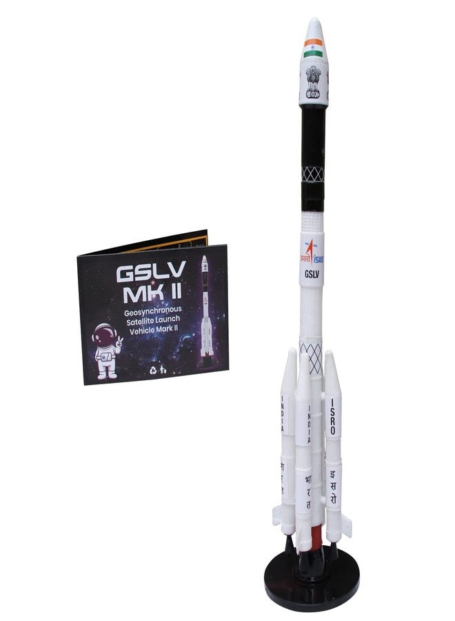 SquareDrop Geosynchronous Satellite Launch Vehicle - GSLV MK II - Space Shuttle - Rocket Model - Astronomy - Toy Rocket - Sky Science - Do It Yourself Activity Kit - Image 3